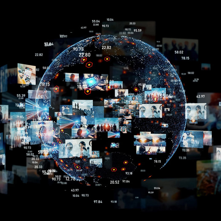 世界のテーマを学ぶ中高生のイメージ